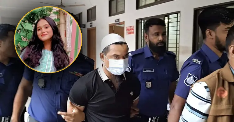 আসামি  রনি ও নিহত স্কুলছাত্রী অদিতা